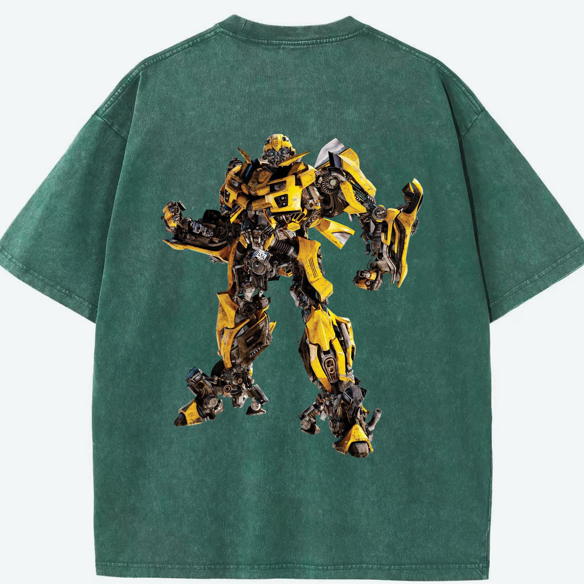 （画像用）  綿100% ヴィンテージ風 半袖Tシャツ（背面プリント）